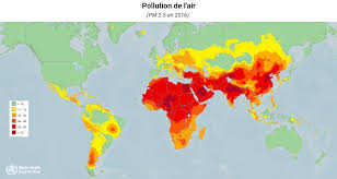 pollution atmosphérique monde