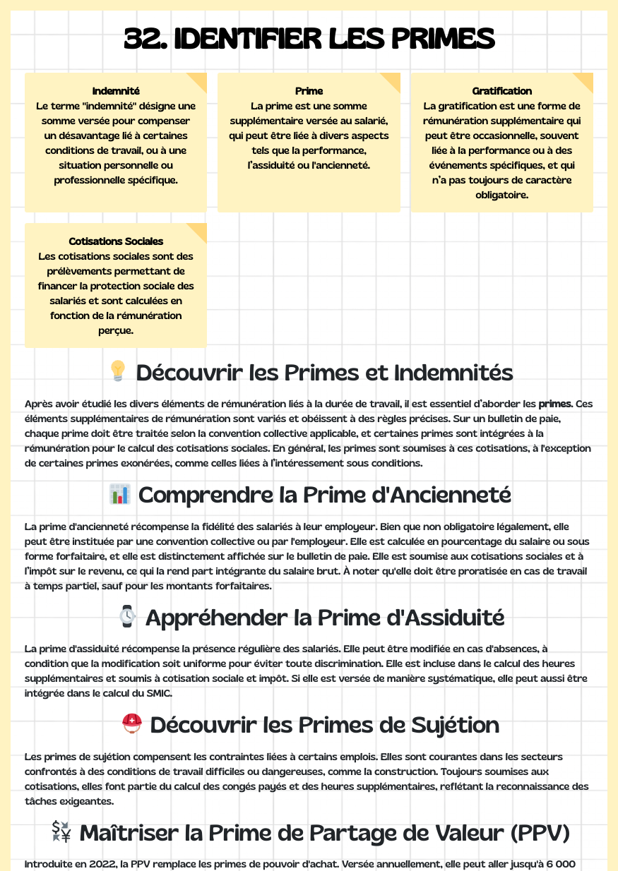 prime salarié